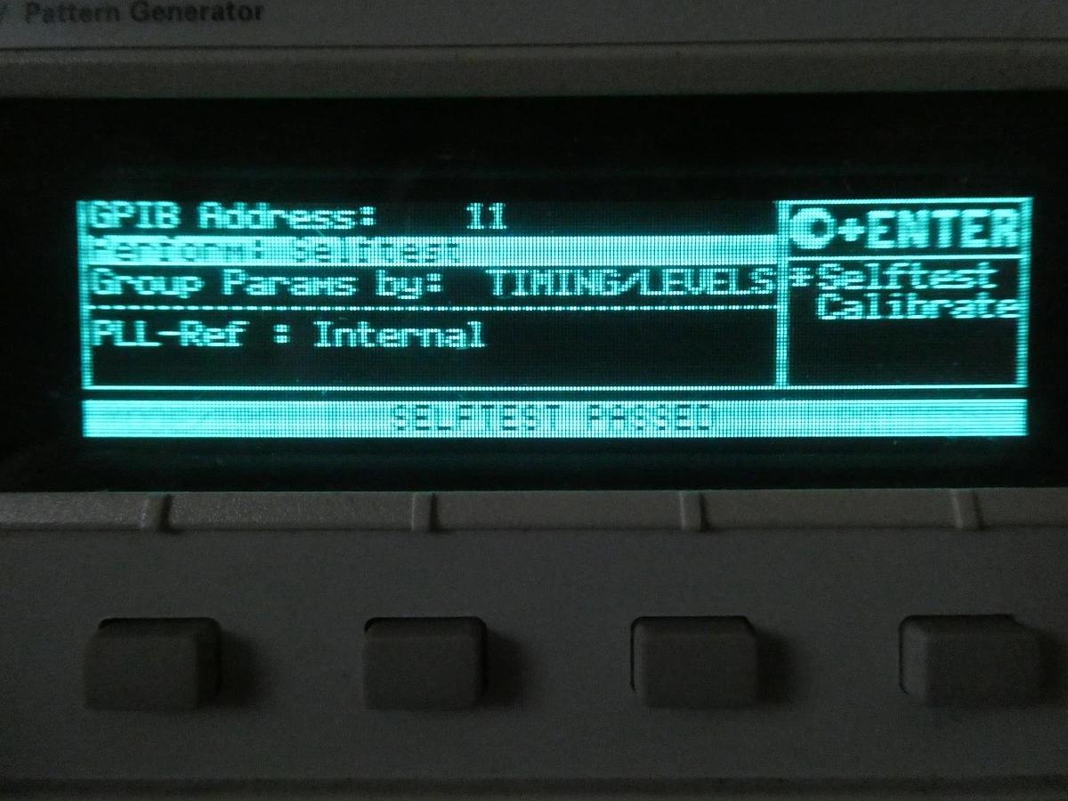 Used Agilent 81110A Pulse Pattern Generator 165/330 MHz with 81111A Modules Surplus