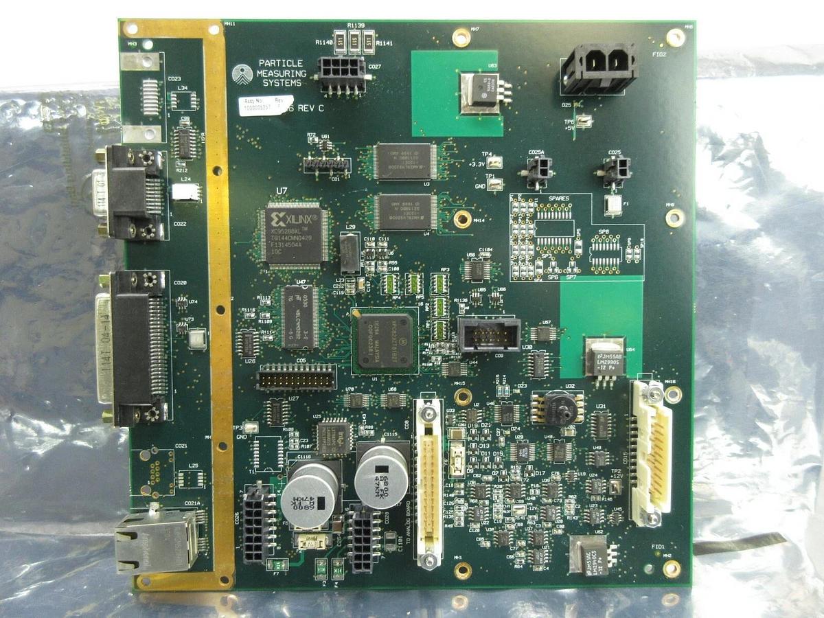 Used Particle Measuring Systems 1000005257 Processor Board PCB 1000005256 Rev. F Used