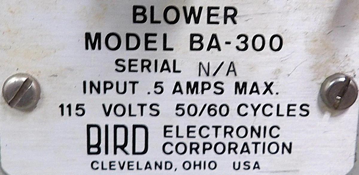 Used Bird Electronics 8890-300 Coaxial Resistor TERMALINE 2500 Watt 50 Ohms Working