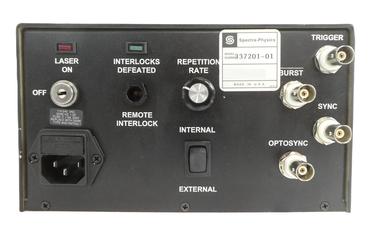 Used Thermo Laser Science 337201-01 UV Air-Cooled Nitrogen Laser w/Key Working