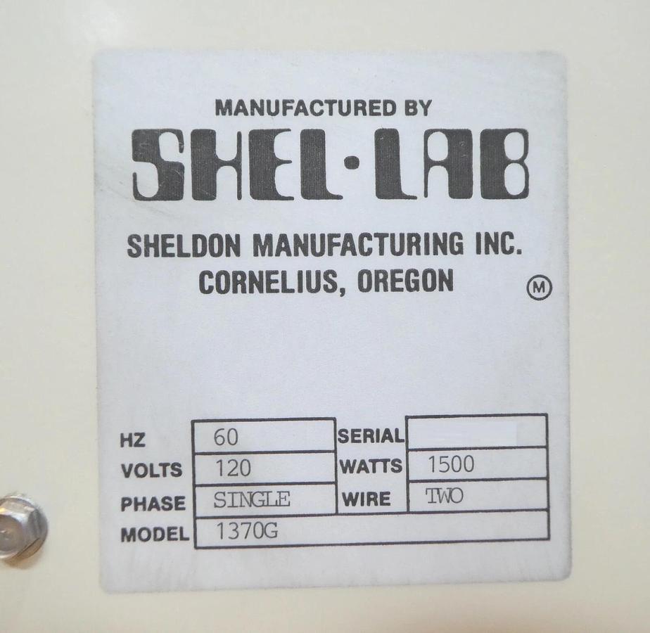 Used VWR Shel Lab 1370G Gravity Natural Convection Oven Module Tested Working