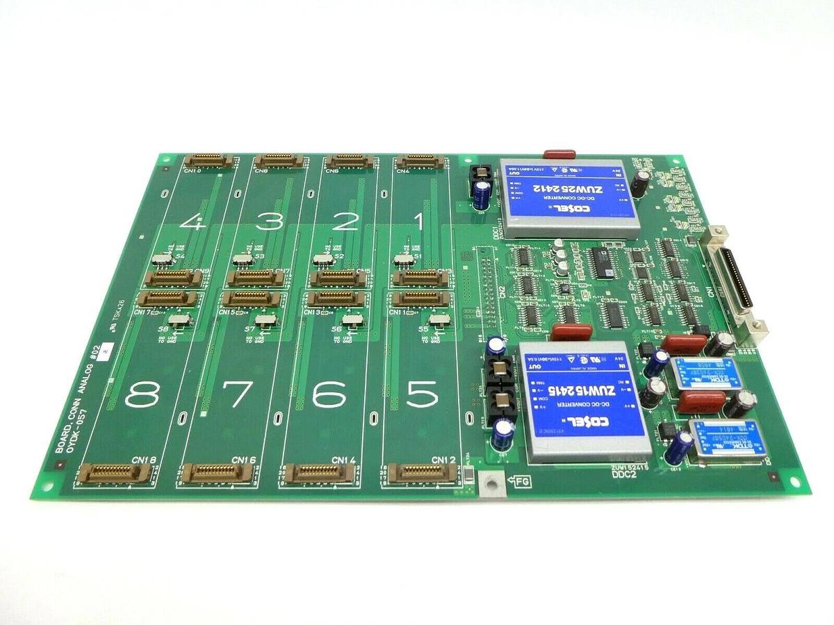 Used TEL Tokyo Electron OYDK-057 Interface PCB CONN ANALOG #02 Lithius Working Spare