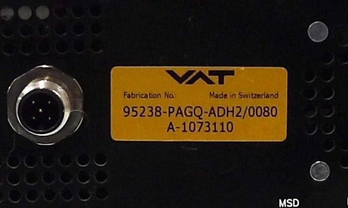Used VAT 95238-PAGQ-ADH2 Butterfly Valve Pressure Actuator No Cylinder Spare Surplus