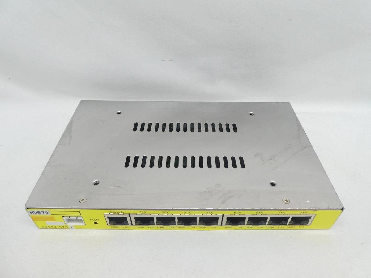 Used Nikon Precision 4S587-578 8-Port Network Hub NSR Series System Working Surplus