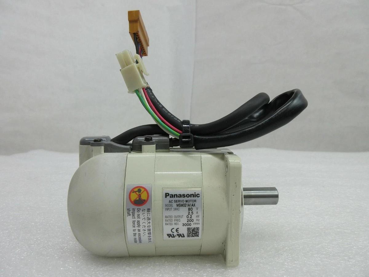 Used Panasonic MSM021A1AX AC Servo Motor Working Spare