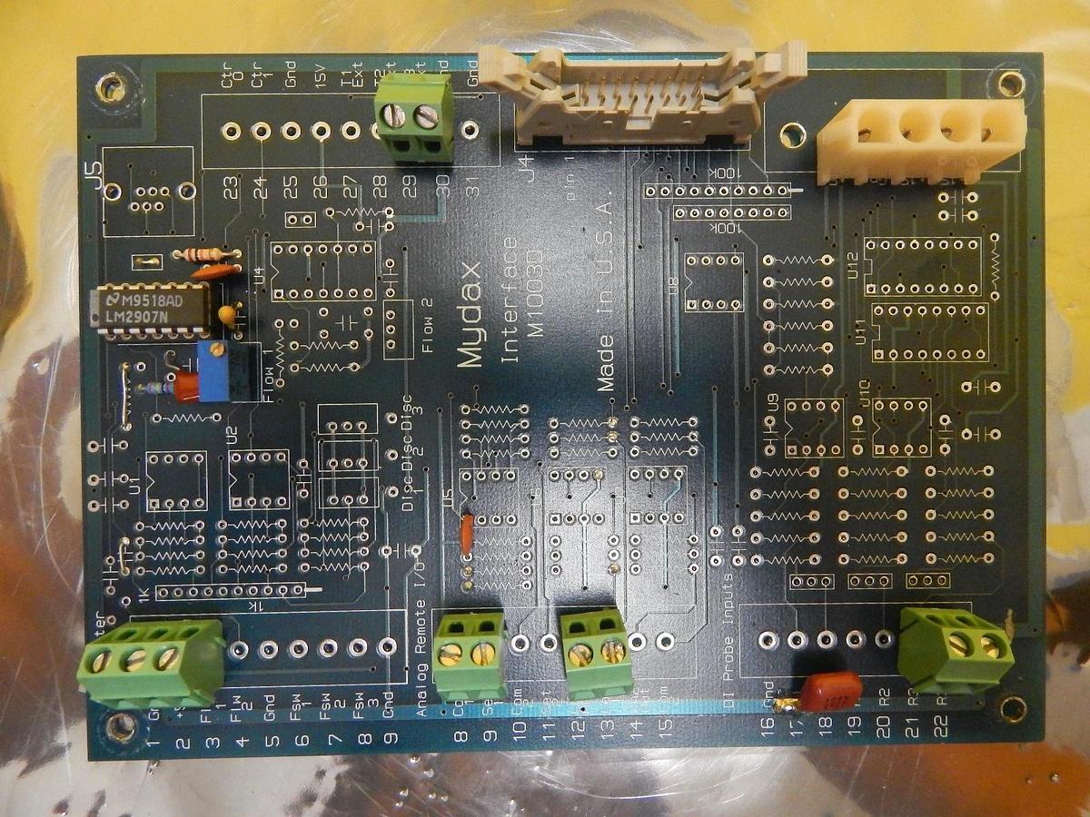 Used Mydax M1003D I/O Interface Board PCB Chiller 1M9W-T Used Working