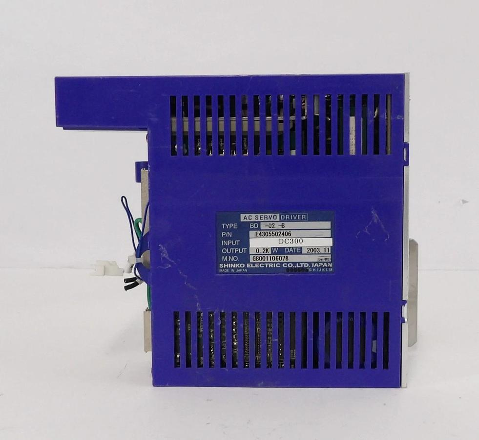 Used Shinko Electric E4305502406 Servo Driver BD-02-B Lot of 2 Working