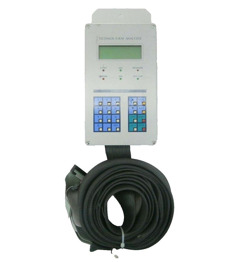 Used Technos Ray Analyzer Command Key Controller Panel with Cable Used Working