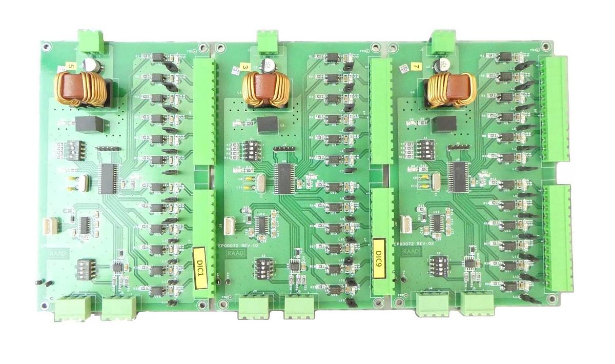 Used RAAD Systems EP00072 Digital Input Board PCB Reseller Lot of 3 Working Surplus