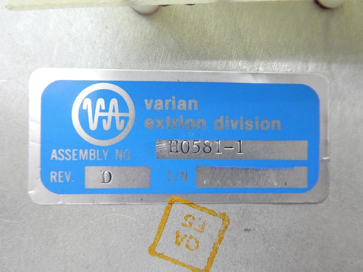 Used Varian Semiconductor Equipment H0581-1 End Station Control Panel Bent Knob Spare