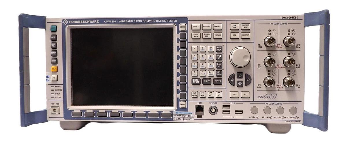 Used Rohde & Schwarz 1201.0002K50 Wideband Radio Tester CMW 500 Damaged Screen As-Is