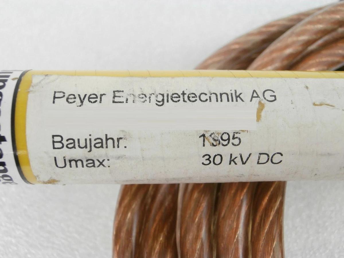 Used Peyer Energietechnik 1395 Discharge Rod & Ground Cable 30kV DC Balzers Working