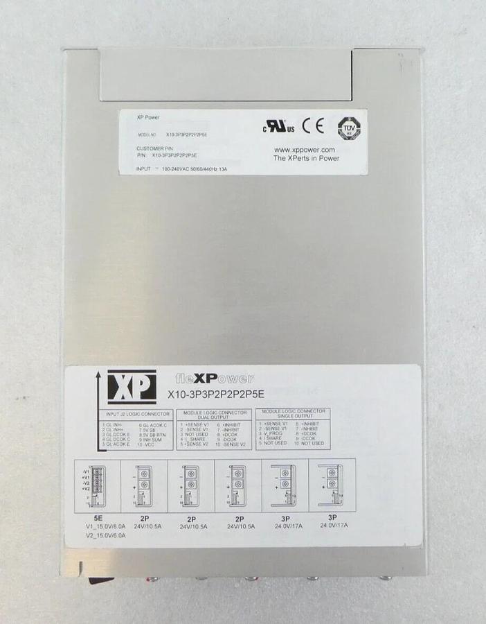 Used XP Power X10-3P3P2P2P2P5E-34 Power Supply fleXPower Reseller Lot of 2 Working