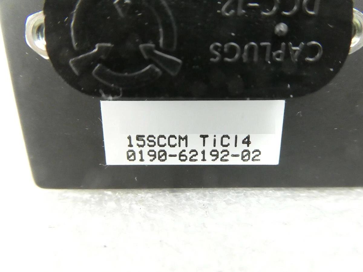 Used AMAT Applied Materials 0190-62192 Mass Flow Controller 15 SCCM TiCl4 Working