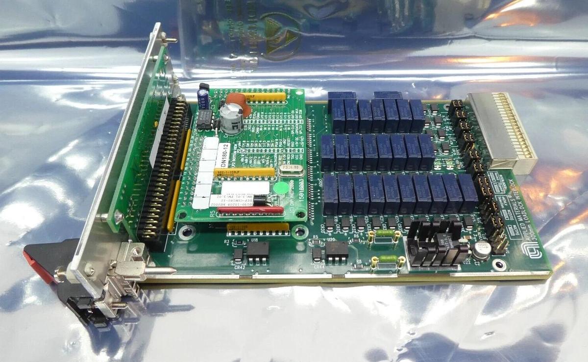 Used DIP CDN180-12 300mm Loadlock Interlock PCB Card AMAT 0190-10208 Working Surplus