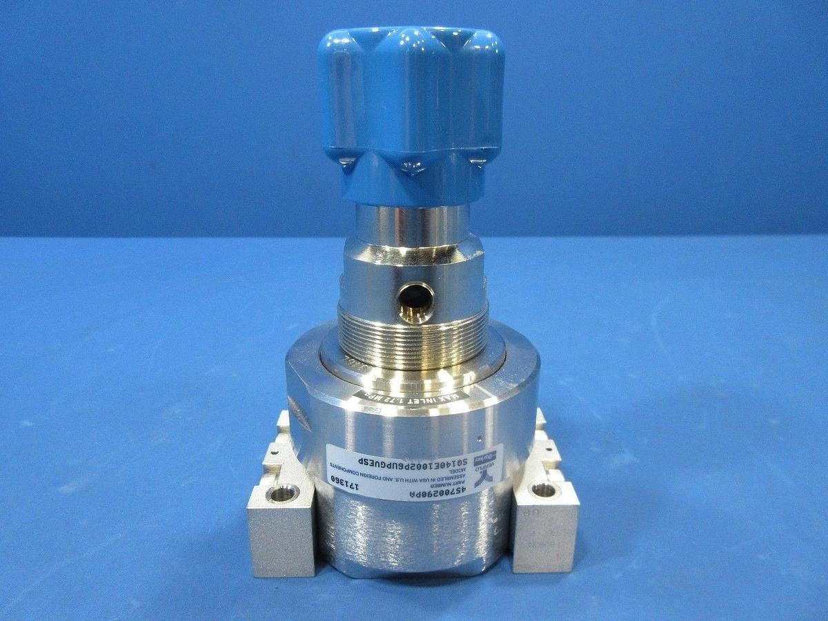 Used Parker Veriflo 45700290PA Pressure Regulator SQ140E1002P6UPGVESP Used Working