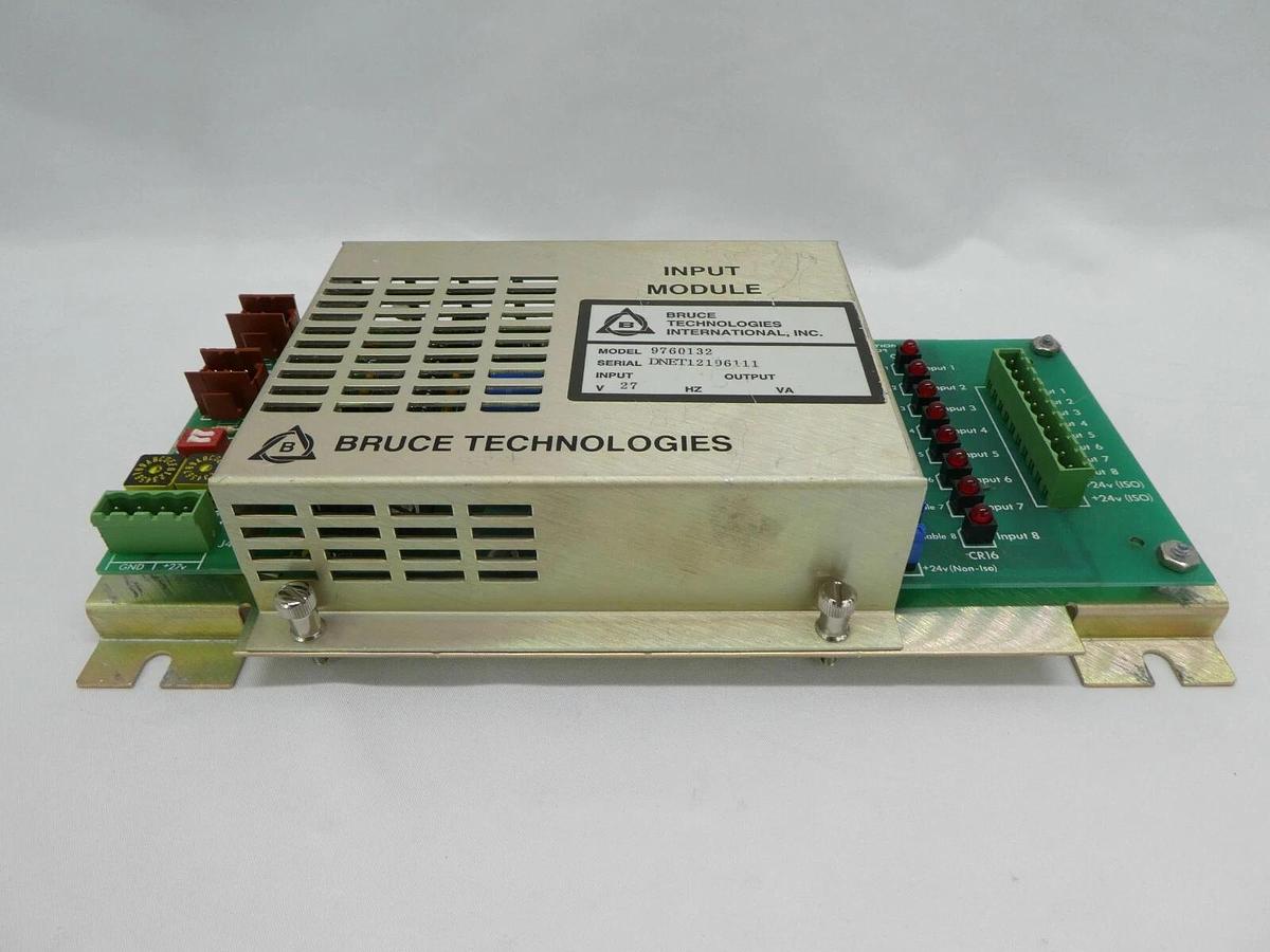 Used Bruce Technologies 9760132 Input Module PCB Assembly BTU 3161101 3161081 As-Is