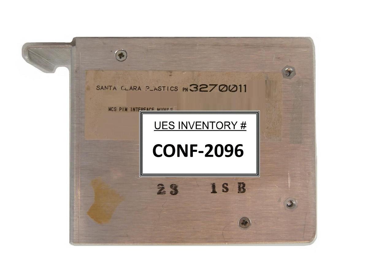 Used SCP Santa Clara Plastics 3270011C MCS PIM Interface Module Working Surplus