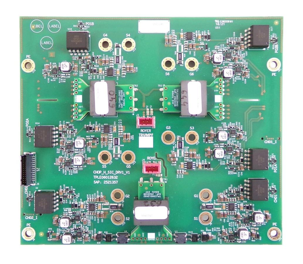 Used Trumpf Huttinger 2523046 PCB CHOP H SIC DRV1 V1 TruPlasma HV Pulse 35 Working