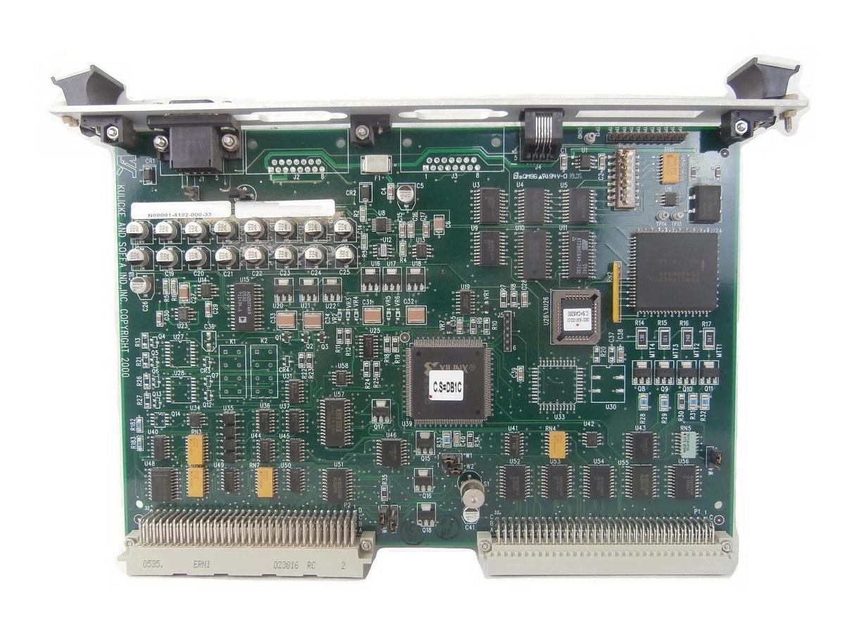 Used Kulicke & Soffa N08001-4192-000-33 I/O TEMP PCB Card 8001-4192 Working Surplus