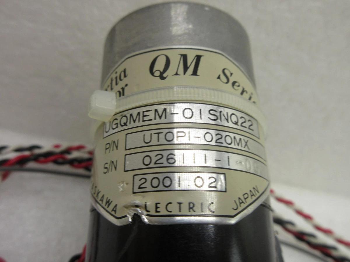 Used Yaskawa Electric UTOPI-020MX Minertia Motor UGQMEM-01SNQ22 Nikon NSR-S204B Spare