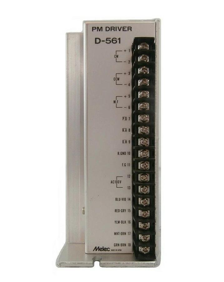 Used Melec D-561 Stepper Motor Driver PM DRIVER Working Surplus