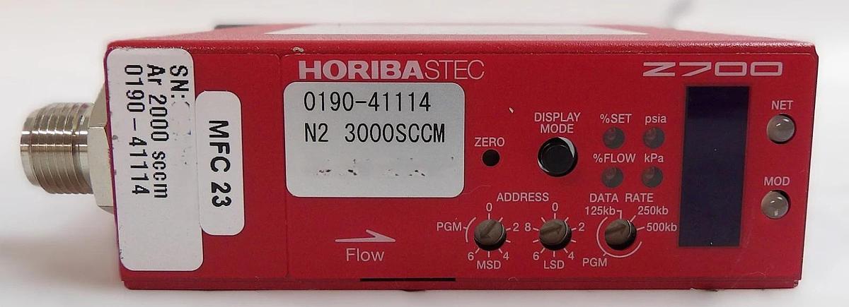 Used Horiba STEC SEC-Z714AGX Mass Flow Controller MFC 3000SCCM Lot of 4 Surplus