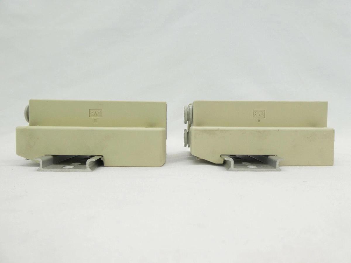 Used SMC 1-Port Pneumatic Manifold TEL Tokyo Electron 3D80-000055-V1 Lot of 2 Working