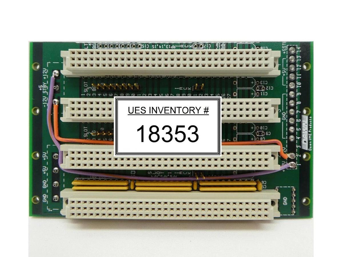 Used Dawn VMEBP05J1OB Backplane VME Board PCB Lam Research FPD Continuum Spare