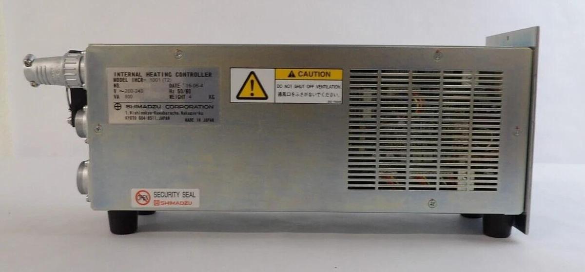 Used Shimadzu IHCR-1001 Internal Heating Controller TEL 3C80-000204-11 Untested As-Is