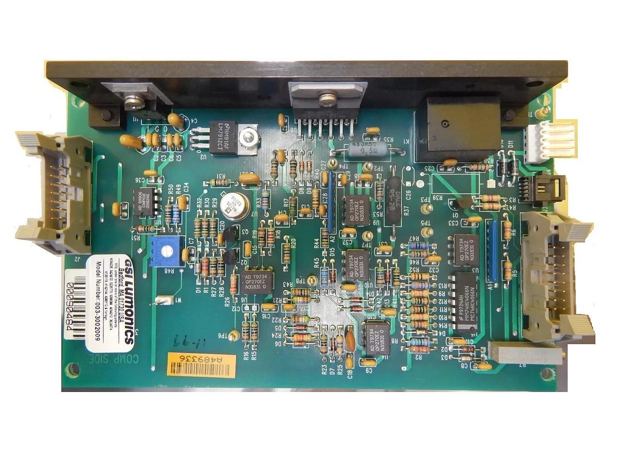 Used GSI Lumonics 003-3002009 Optics PCB KLA-Tencor CRS-3000 General Scanning Working