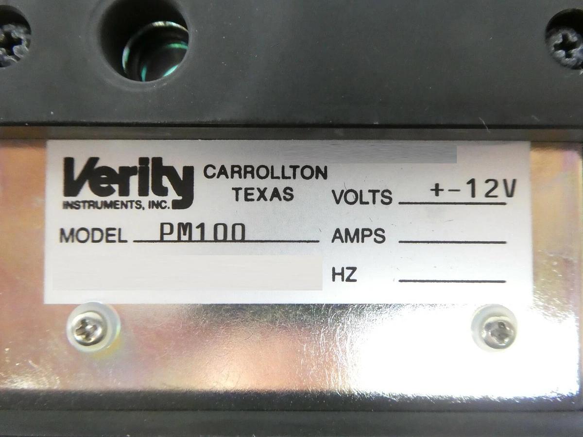 Used Verity Instruments PM100 Single Endpoint Detector Novellus 27-00184-00 Working