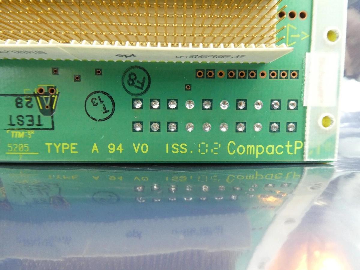 Used Schroff 06-01695890 CompactPCI Backplane PCB 321194 Working Surplus