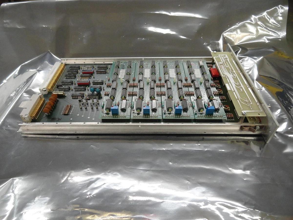 Used Balzers BG 525 473 T 4-Channel Heater DA 101 PCB Card BG 525 424 T Used Working