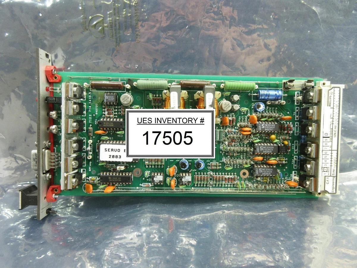 Used Philips 7122 714 1400.4 Processor PCB Card MCDM 60 1,6 ASML PAS 5000/2500 Used