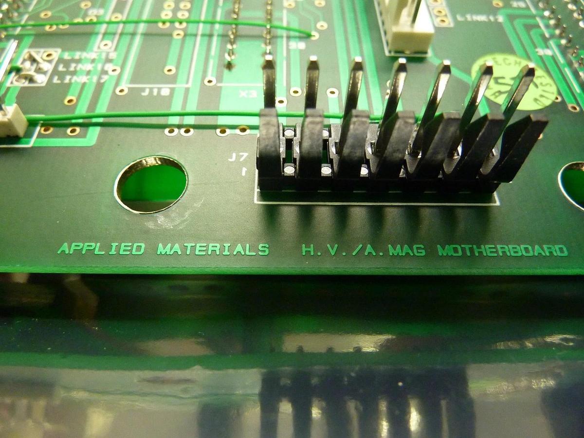 Used AMAT Applied Materials 0100-00360 H.V/A.MAG Motherboard Backplane PCB Working
