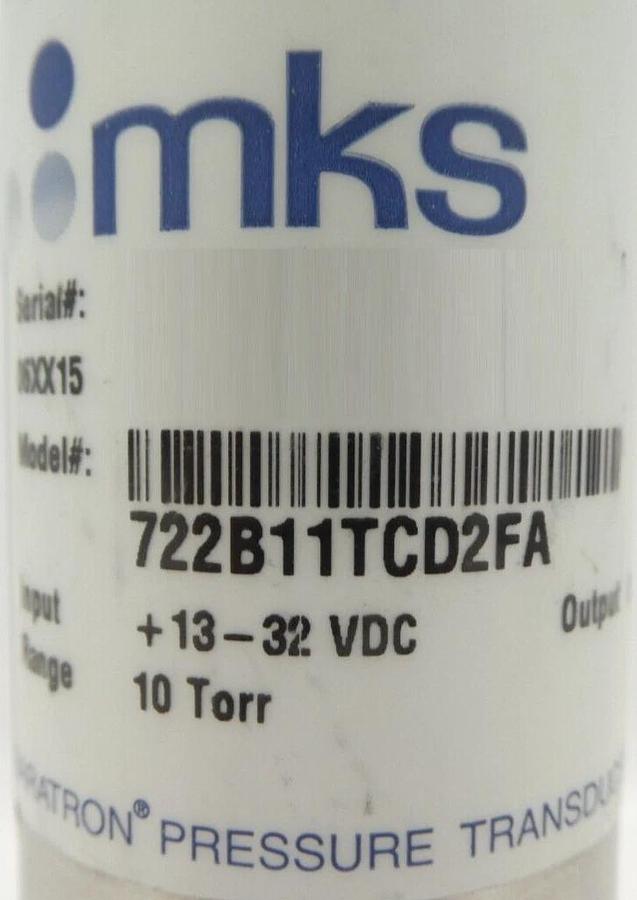 Refurbished MKS Instruments 722B11TCD2FA Baratron Transducer Lot of 4 OEM Refurbished