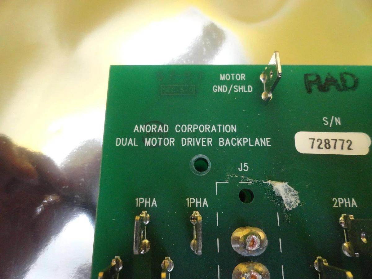 Used Anorad 68712 Dual Motor Driver Backplane PCB C46717 AMAT Orbot WF 736 DUO Used