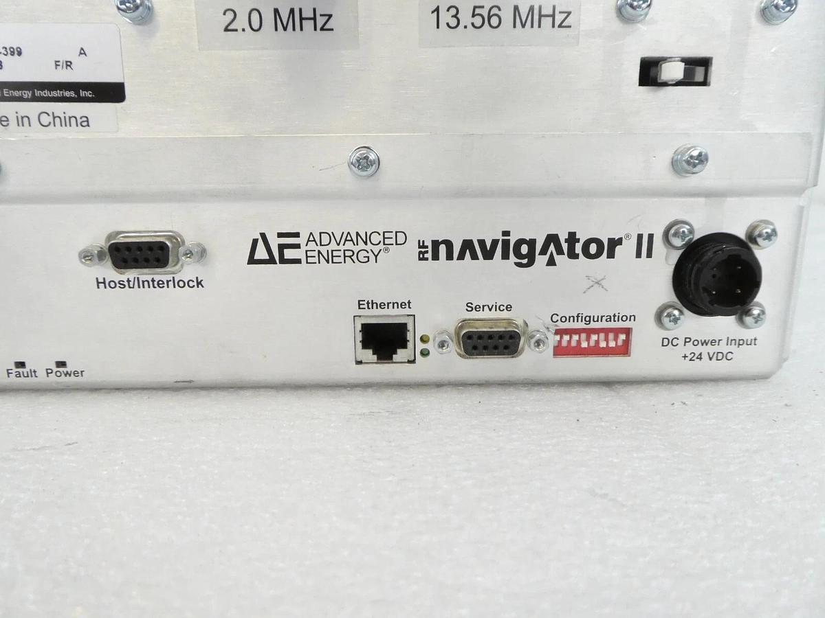 Used Navigator II AE Advanced Energy 3155999-399 2MHz/13.56MHz Dual RF Match Working
