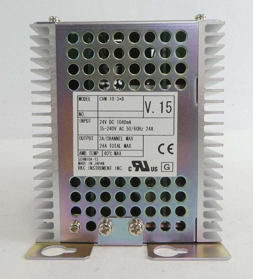 Used RKC Instrument CVM-10-3*B Power Supply Reseller Lot of 2 Working Surplus