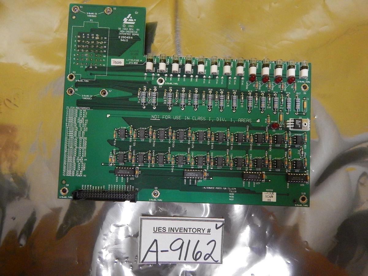 Used Air Products DD 1552 Non-Incendive Interface Board PCB Used Working