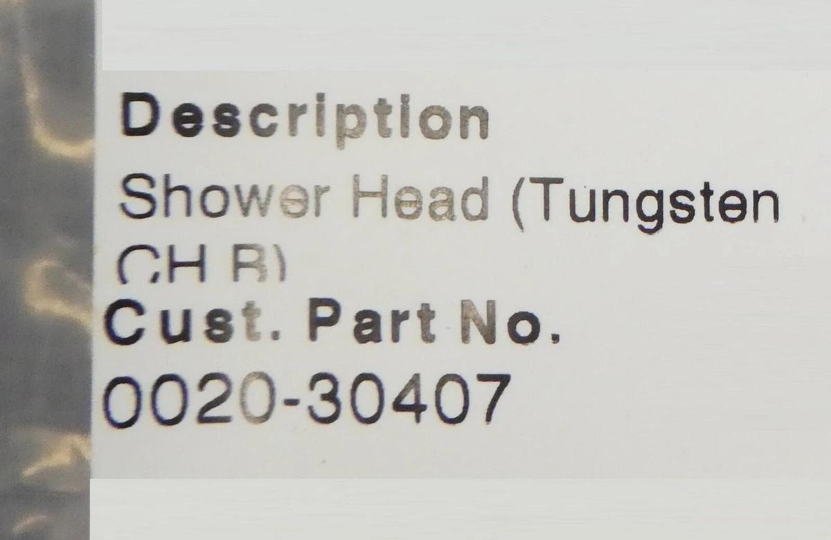 Refurbished AMAT Applied Materials 0020-30407 200mm Shower Head Tungsten Refurbished
