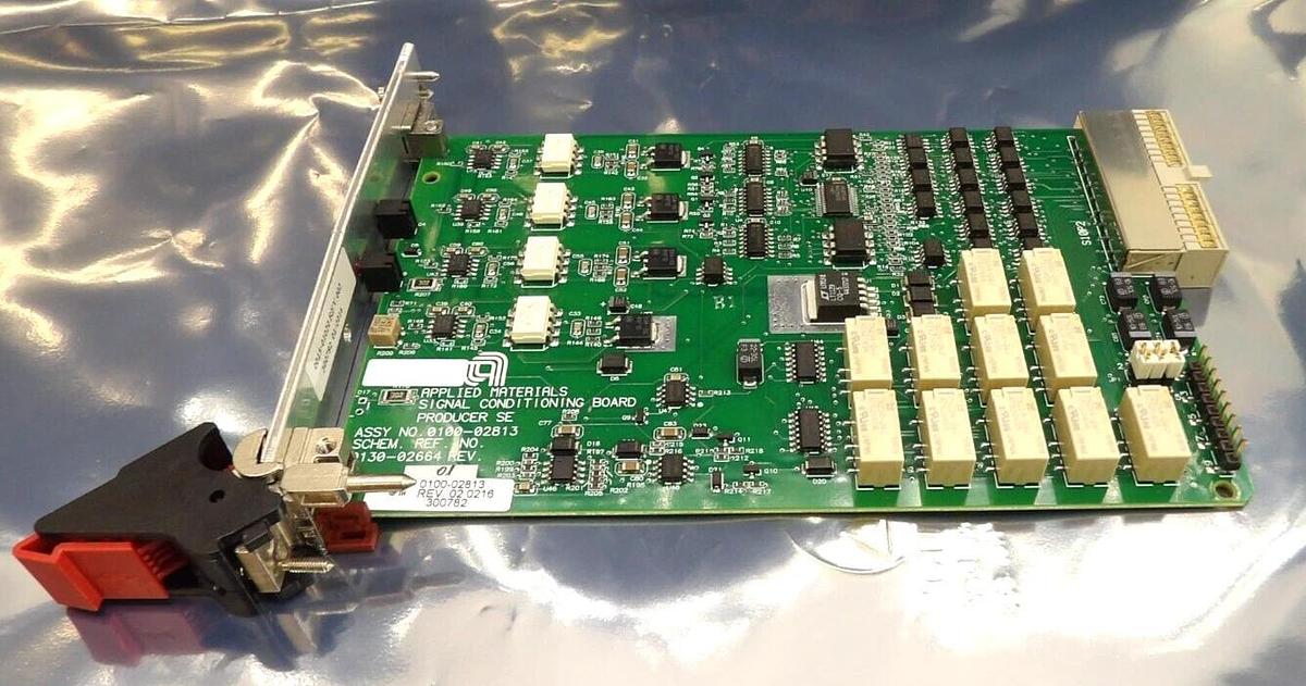 Used AMAT Applied Materials 0100-02813 Signal Conditioning Board PCB Working Surplus