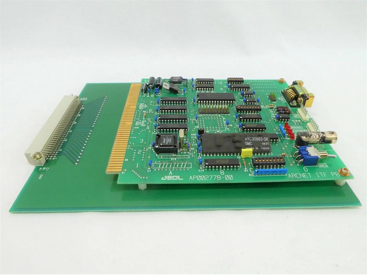 Used JEOL AP002778-00 ARCNET ITF PB PCB Card JWS-2000 Wafer Detect SEM Working Spare