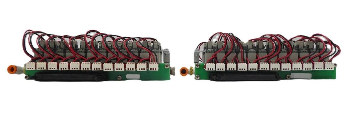 Used SMC D-276-990020B 12-Port Pneumatic Manifold AMAT 0190-01401 Lot of 2 Working