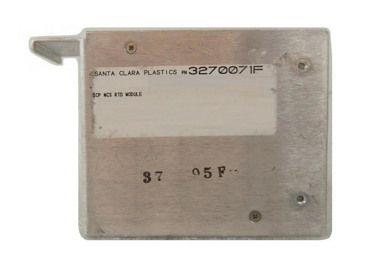 Used SCP Santa Clara Plastics 3270071F MCS RTD Module Working Surplus