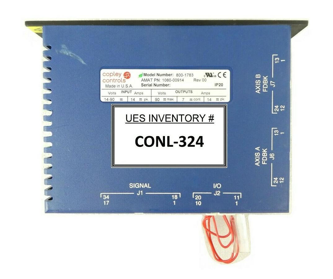 Used Copley Controls 800-1783 Accelnet Plus 2-Axis AMAT Applied Materials 1080-00914