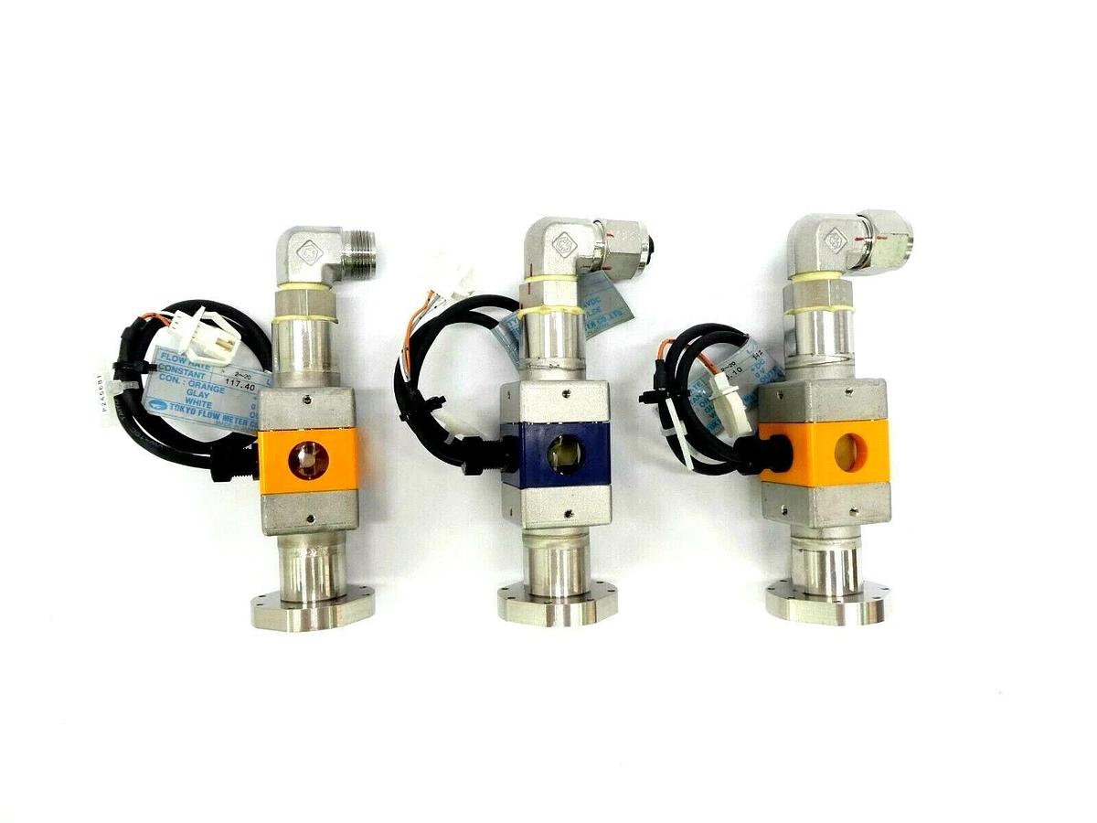 Used Tokyo Flow Meter HF-M30 Helical Flow Meter 2 ~ 20 L/min Lot of 3 Working Surplus