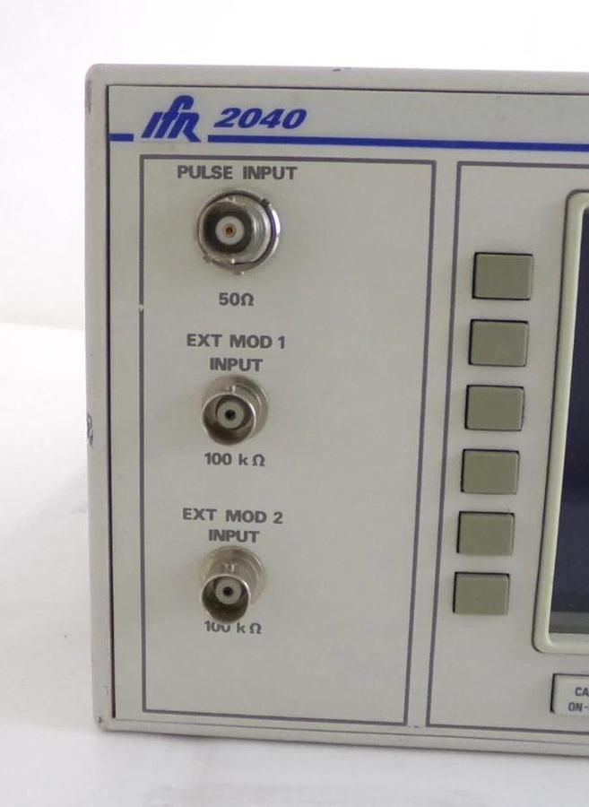Used IFR 2040 10khz-1.35Ghz Low Noise Signal Generator Opt. 2 9.13 Error 27 Untested