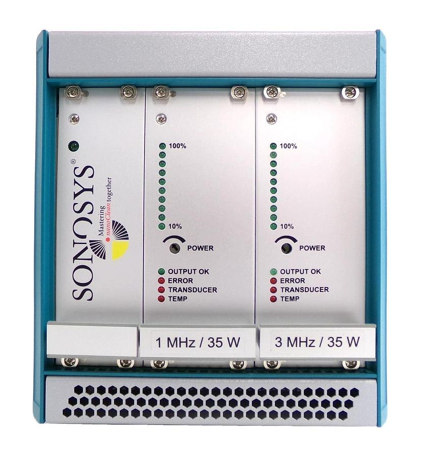 Used SONOSYS MSM 0072090E Ultrasonic Switching Systems Megasonic Atomzer Working